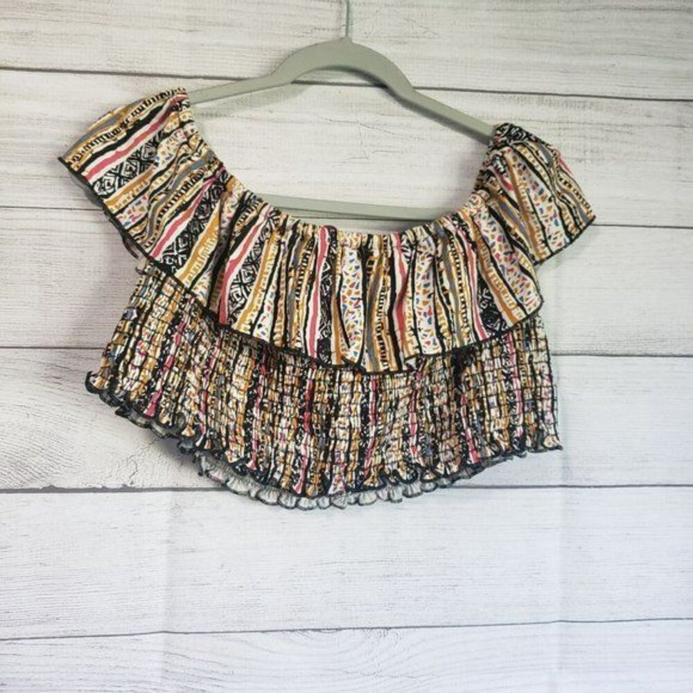 Polly esther xl crop top nwt